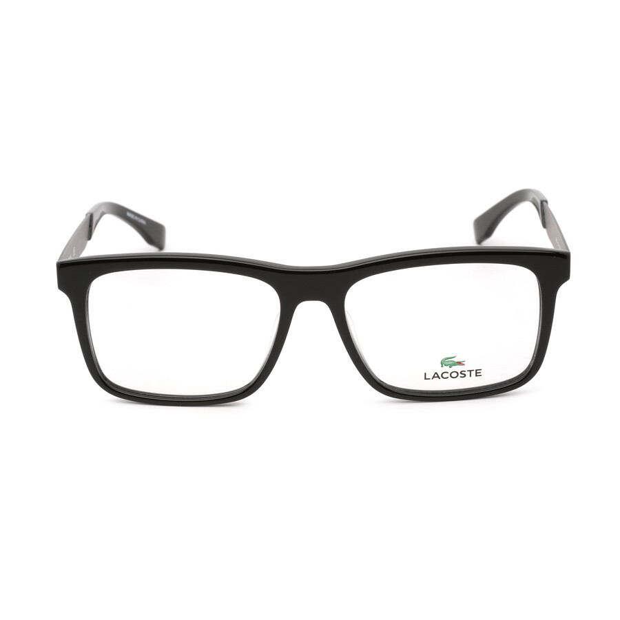 Lacoste Men's Black Rectangular Eyeglass Frames L278800155 L2788 001 55