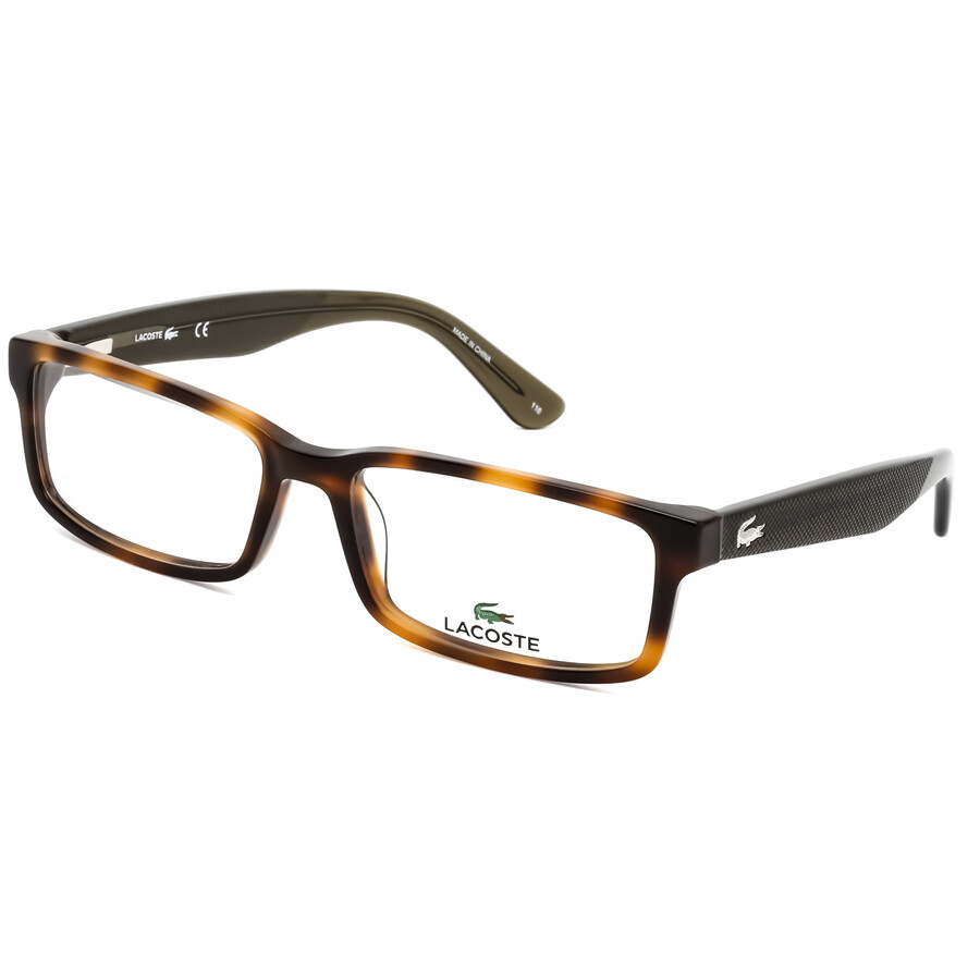 Lacoste Unisex Tortoise Square Eyeglass Frames L268521453 883121929104