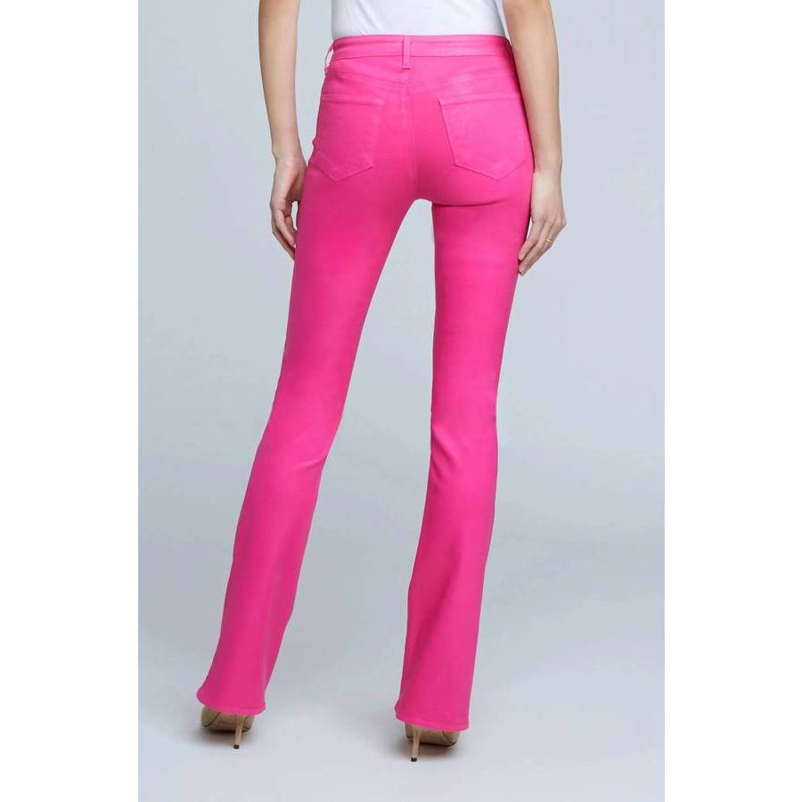 L'agence - Selma Coated Bootcut Jean - Chocolate Coated main image 1