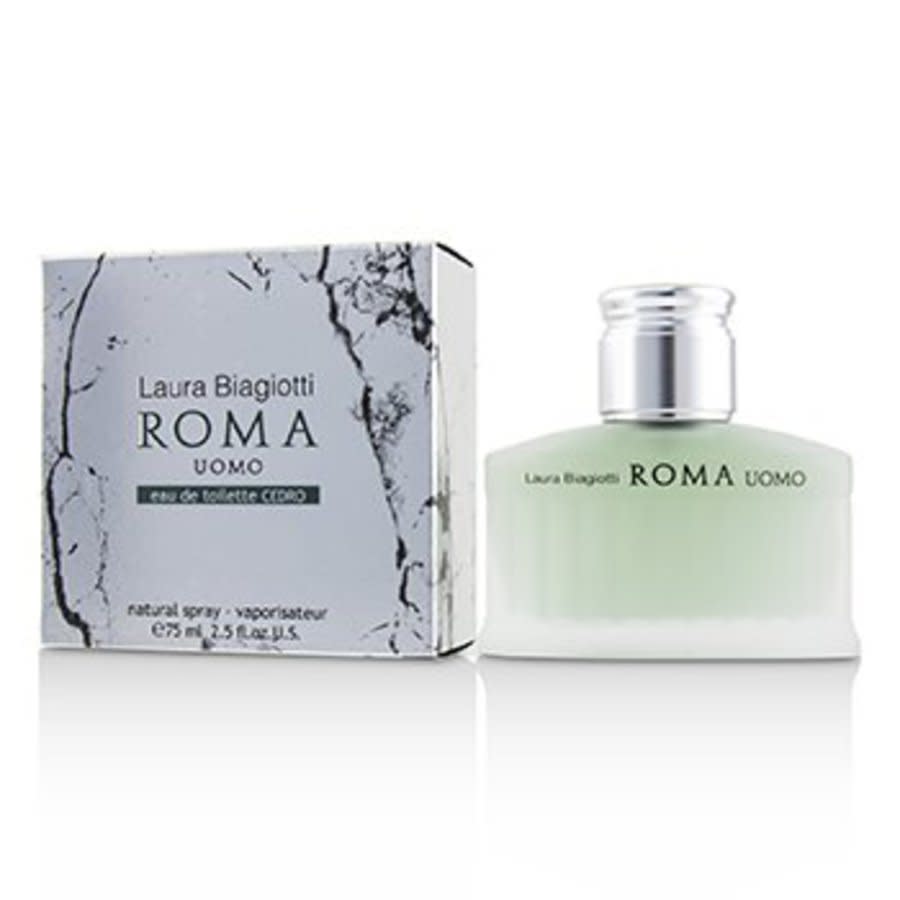 Laura Biagiotti Men's Roma Uomo Cedro EDT Spray 2.5 oz Fragrances  8011530001933 - Men's Colognes, Mens Eau de Toilette - Jomashop