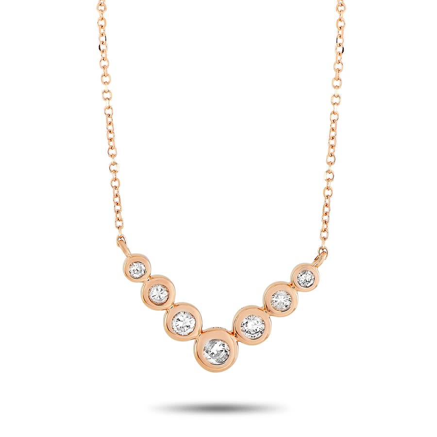 Lb Exclusive 14K Rose Gold 0.25 ct Diamond Pendant Necklace ANK-15739R ...