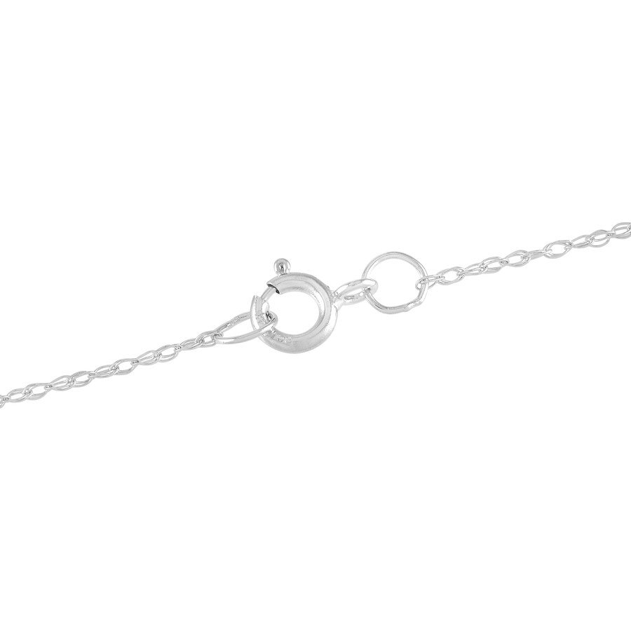 Lb Exclusive 14K White Gold 0.12 ct Diamond Crab Pendant Necklace PD415681W Jewelry, LB