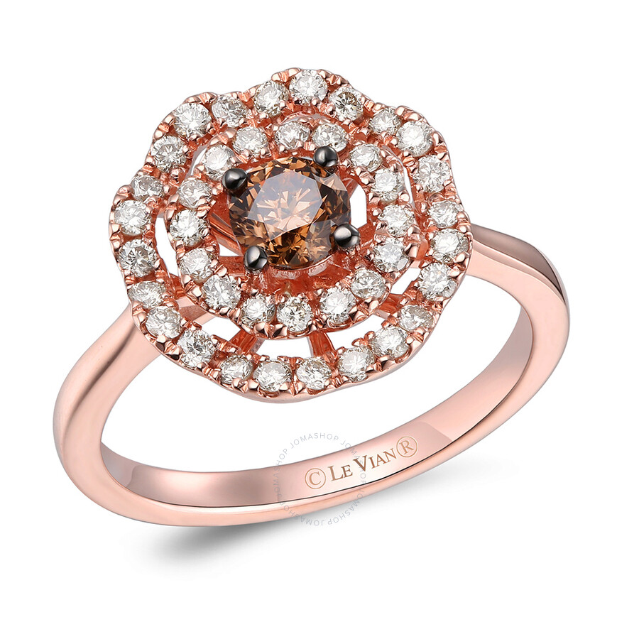 Cubic zirconia chocolate hot sale diamond rings