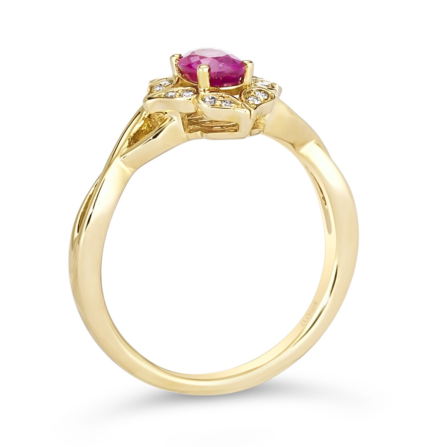 Le Vian Passion Ruby Ring set in 14K Honey Gold 881622a Ladies
