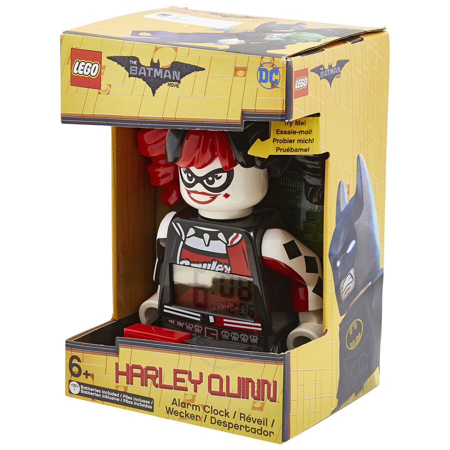 Lego Batman, Harley Quinn Kids Alarm Clock 9009310 9009310 - Jomashop