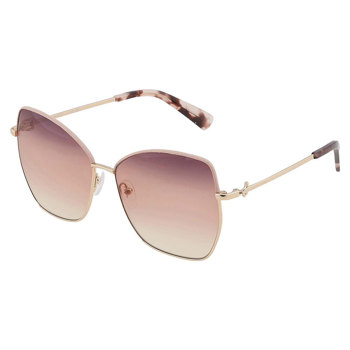 Longchamp Brown Acetate Sunglasses