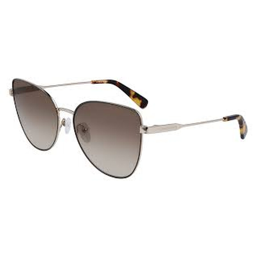 Longchamp Gold Gradient Cat Eye Ladies Sunglasses LO165S 708 60