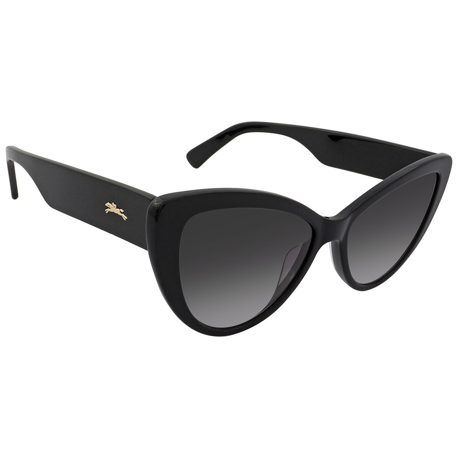 Longchamp Grey Gradient Cat Eye Ladies Sunglasses LO663S 005 56