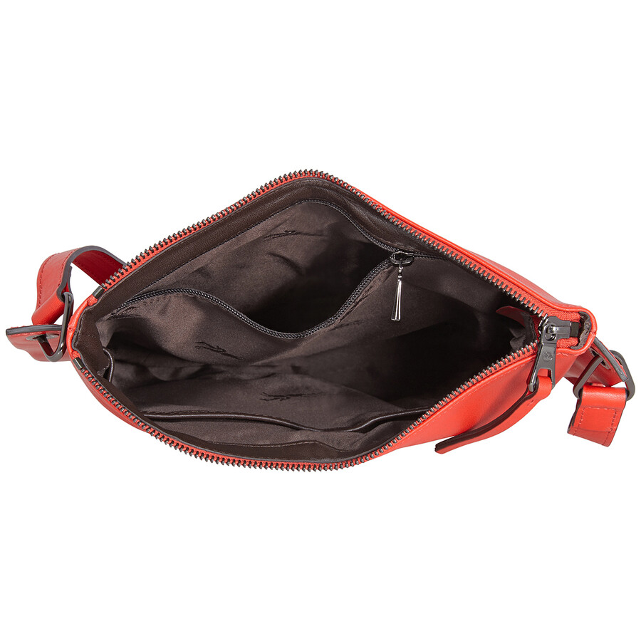 Longchamp Ladies 3D Crossbody Bag Red 10079772608 3597921897828