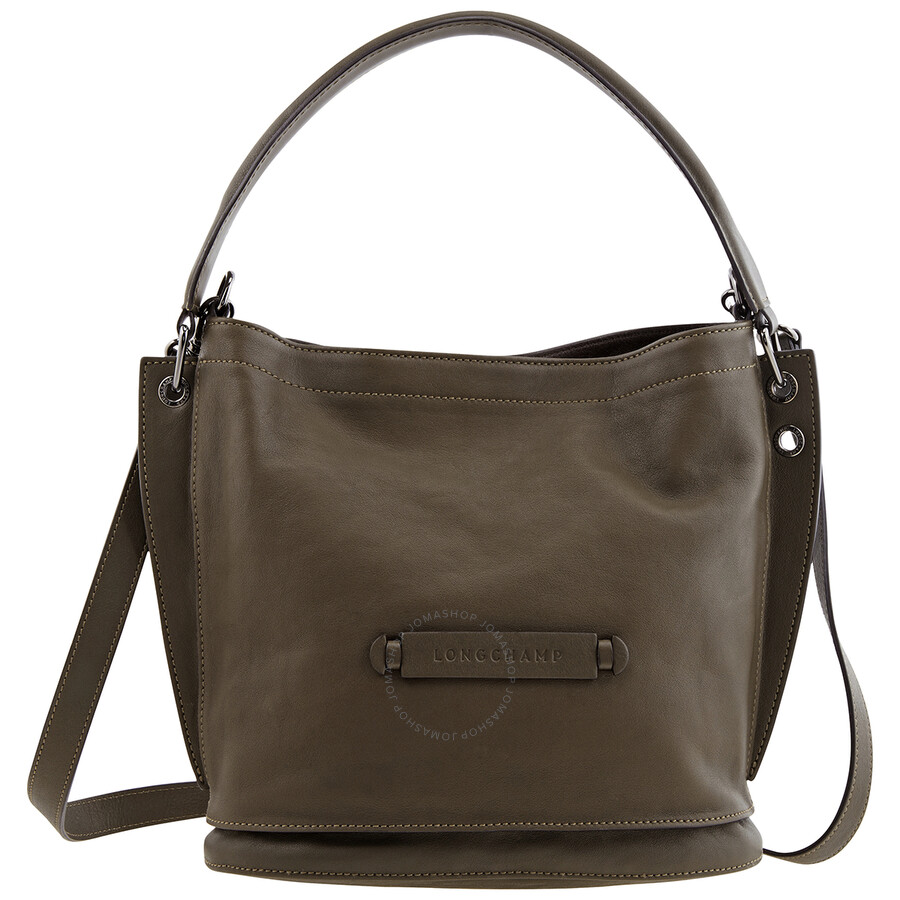 Longchamp Ladies 3D Leather Crossbody Hobo L2084770A23 3597921740742