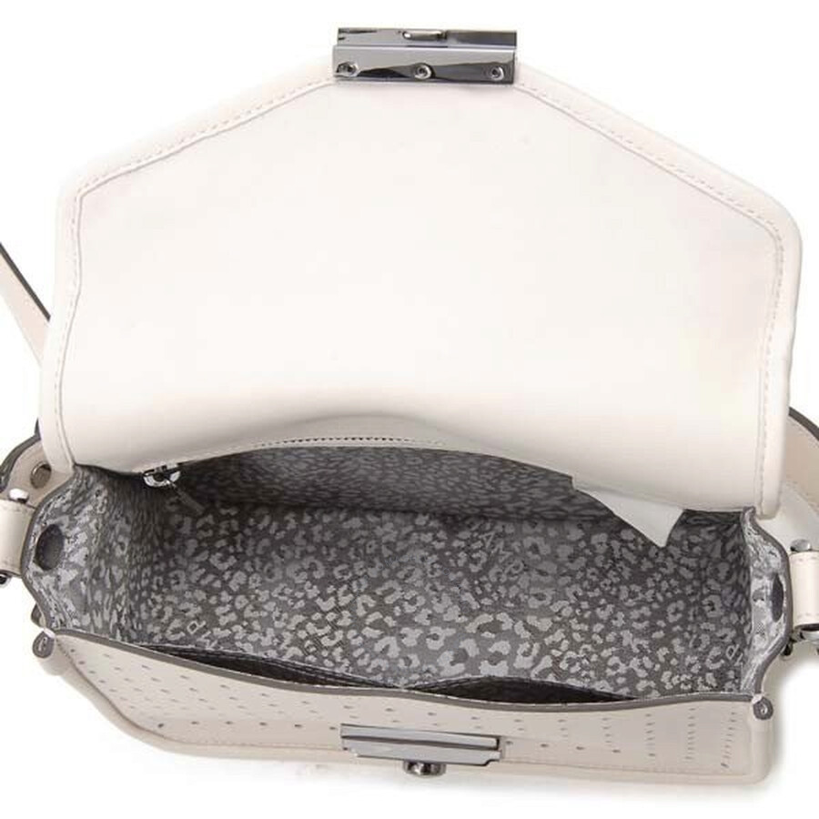 Longchamp Ladies Mademoiselle White Crossbody Bag 2038883238