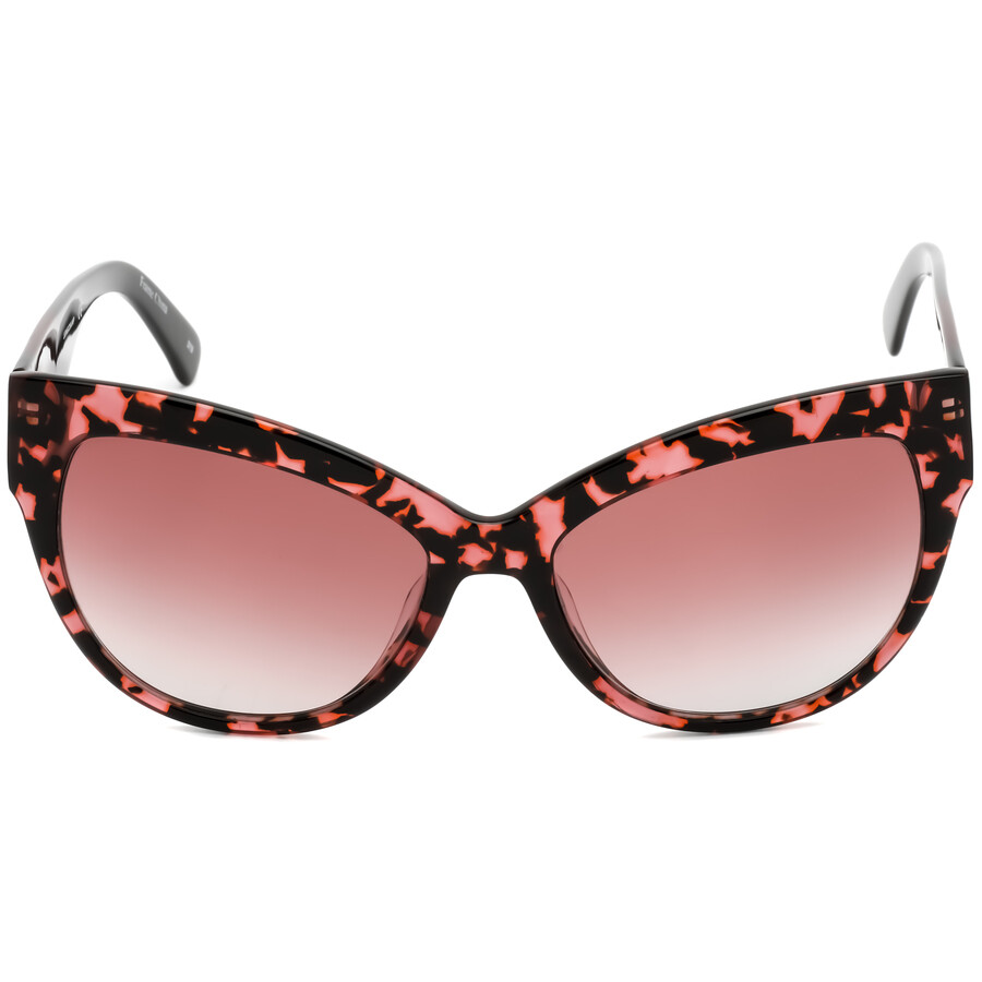 Longchamp Ladies Red Tortoise Cat Eye Sunglasses LO649S 541 55