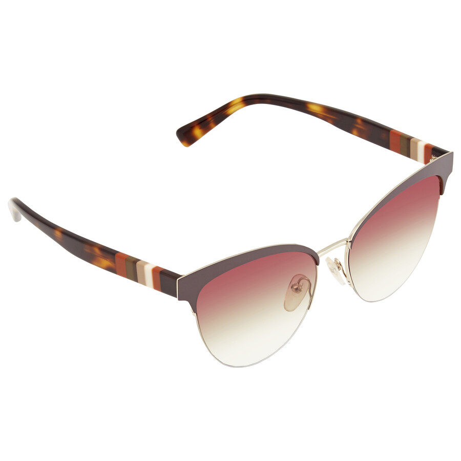 Longchamp Multicolor Gradient Cat Eye Ladies Sunglasses LO111S 204 55