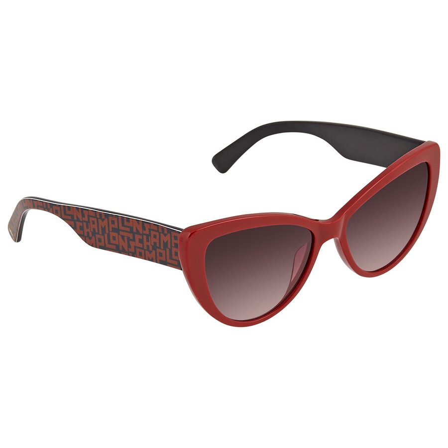 Longchamp Red Gradient Cat Eye Ladies Sunglasses LO663S 726 56