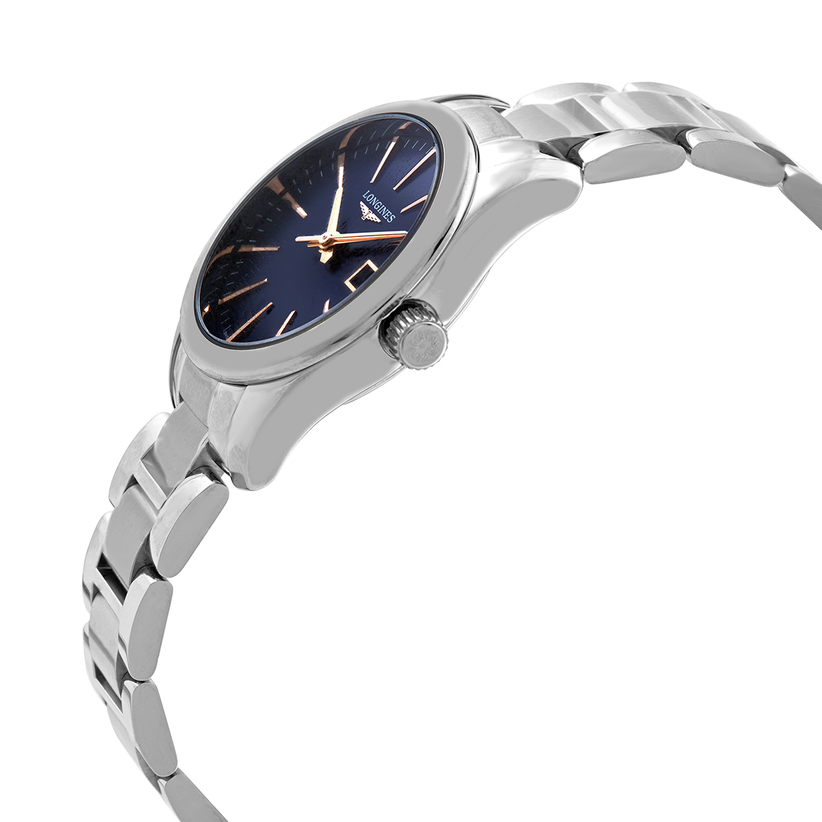 Longines Conquest Classic Quartz Blue Dial Ladies Watch L22864926  703200210094 - Watches - Jomashop