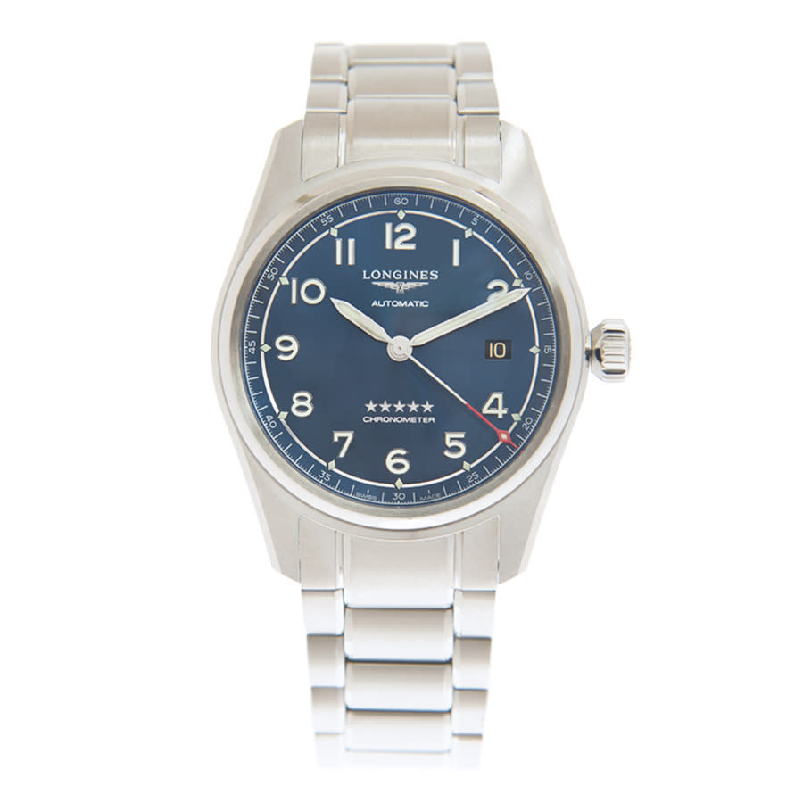 Longines Spirit Prestige Automatic Chronometer Blue Dial Men's Watch  L3.810.4.93.9 L3.810.4.93.9 - Watches, Longines - Jomashop