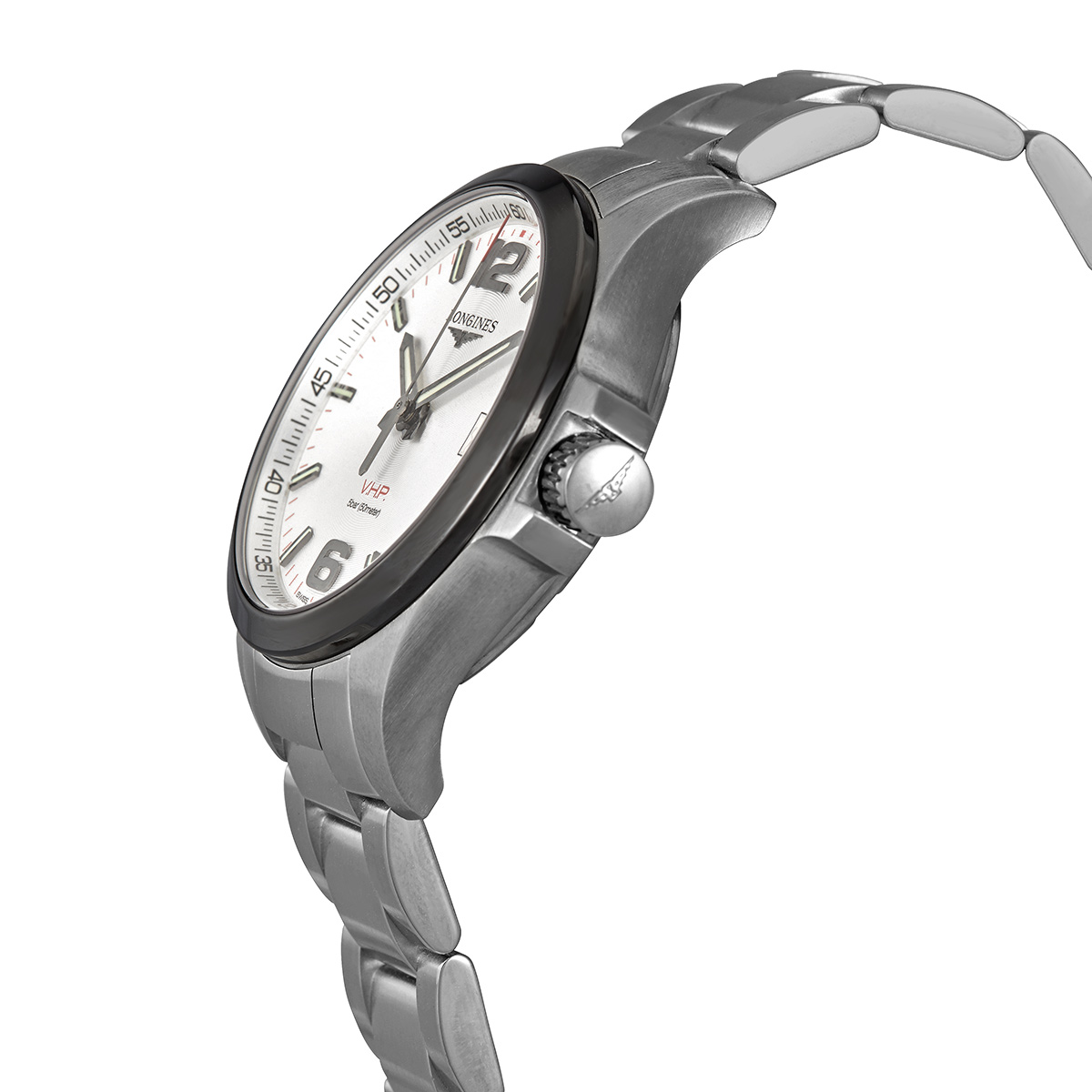 Longines V.H.P Conquest Quartz Silver 