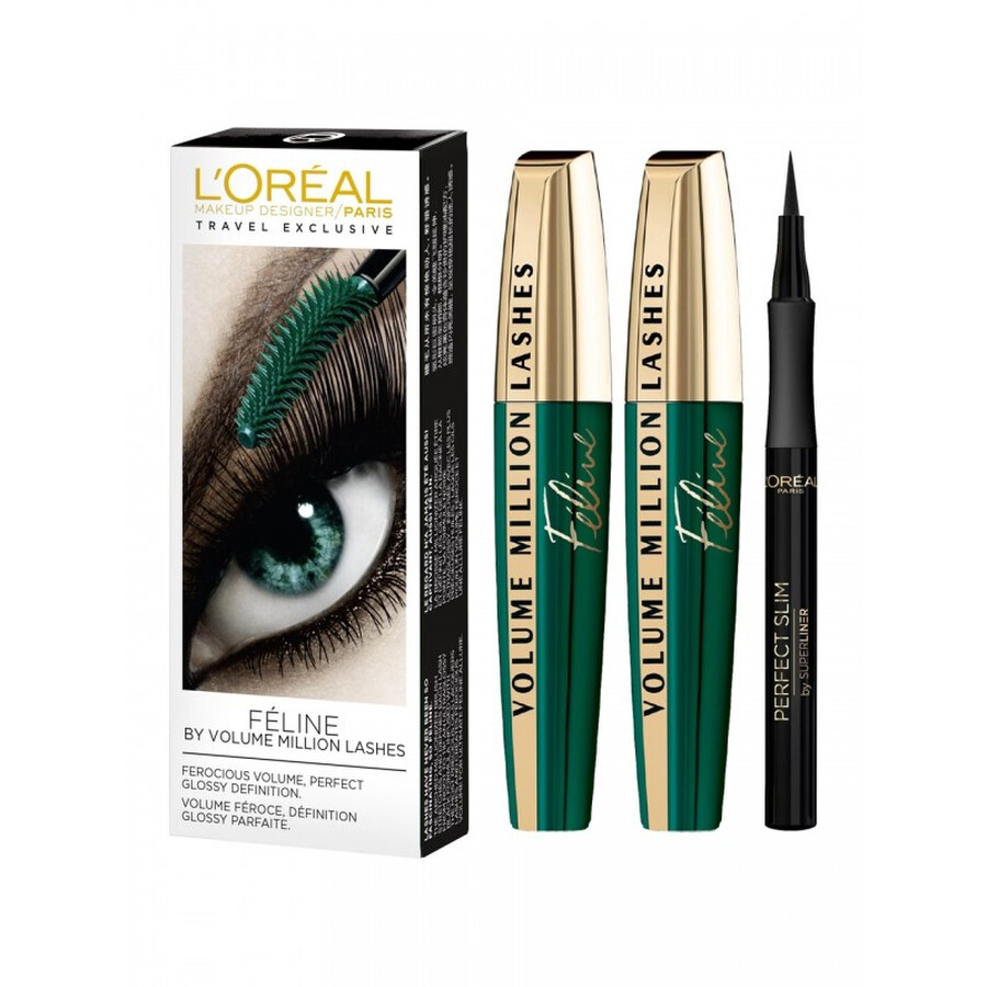 L'Oreal Loreal Ladies Volume Million Lashes Mascara Gift Set Makeup
