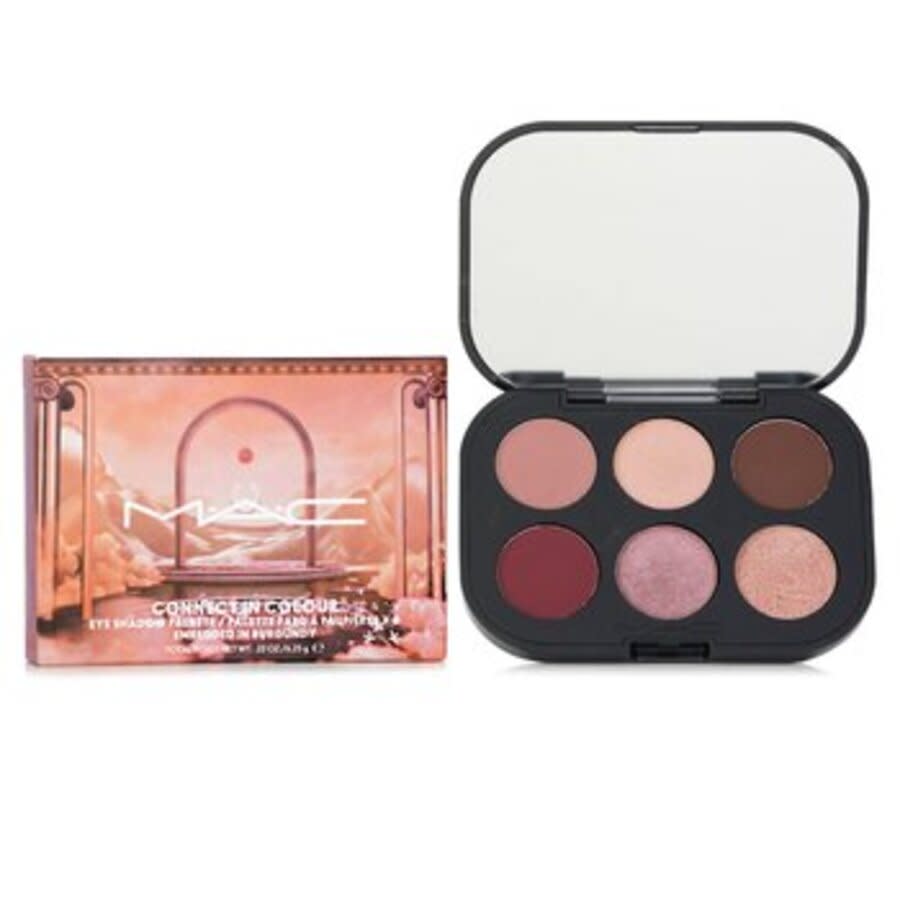 mac connect in colour eye shadow palette embedded in... Mac Connect In Colour Eye Shadow Palette 0.22 oz # Embedded In Burgundy ...