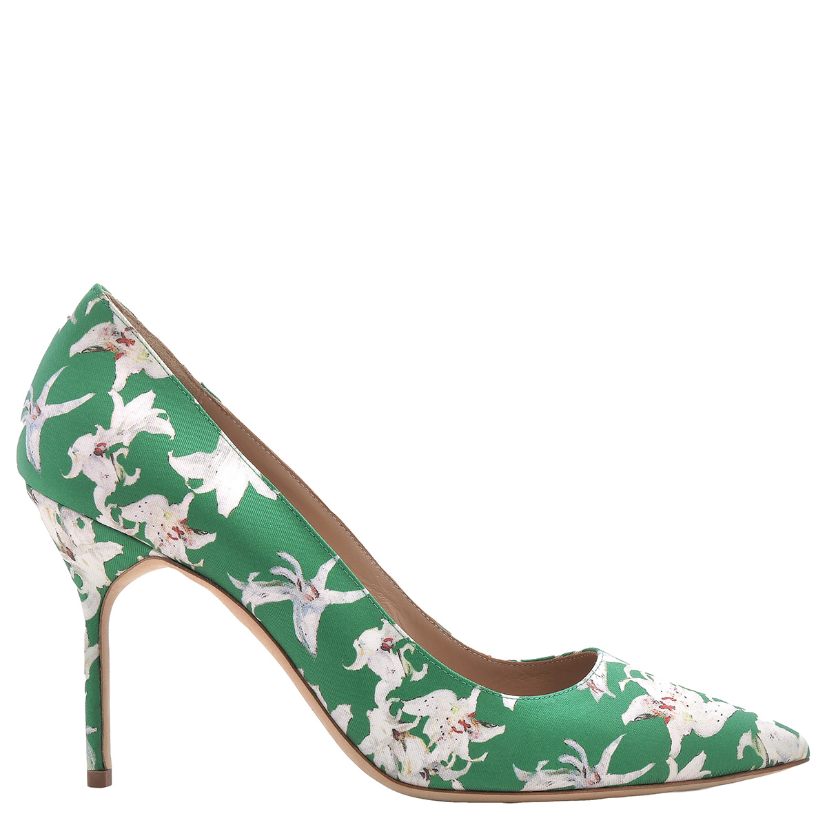 Escarpins Manolo Blahnik BB 105 Silver Nappa Leather - Pointure 40 - Neuf Avec Boîte