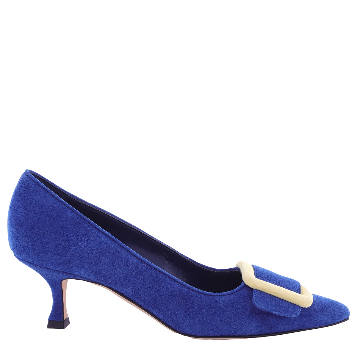 Escarpins Plats Manolo Blahnik Maysale En Daim Noir - Taille 40 - Neuf Avec Boîte