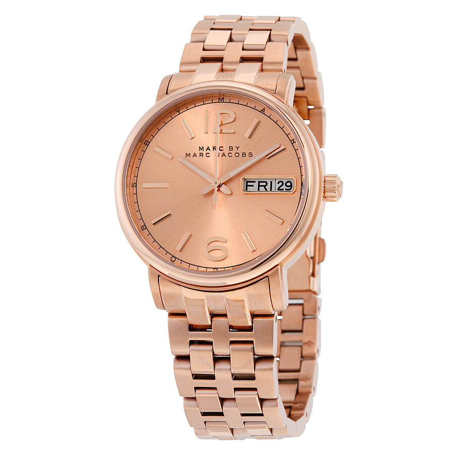 Fergus Rose Gold Dial Rose Gold-tone Ladies Watch