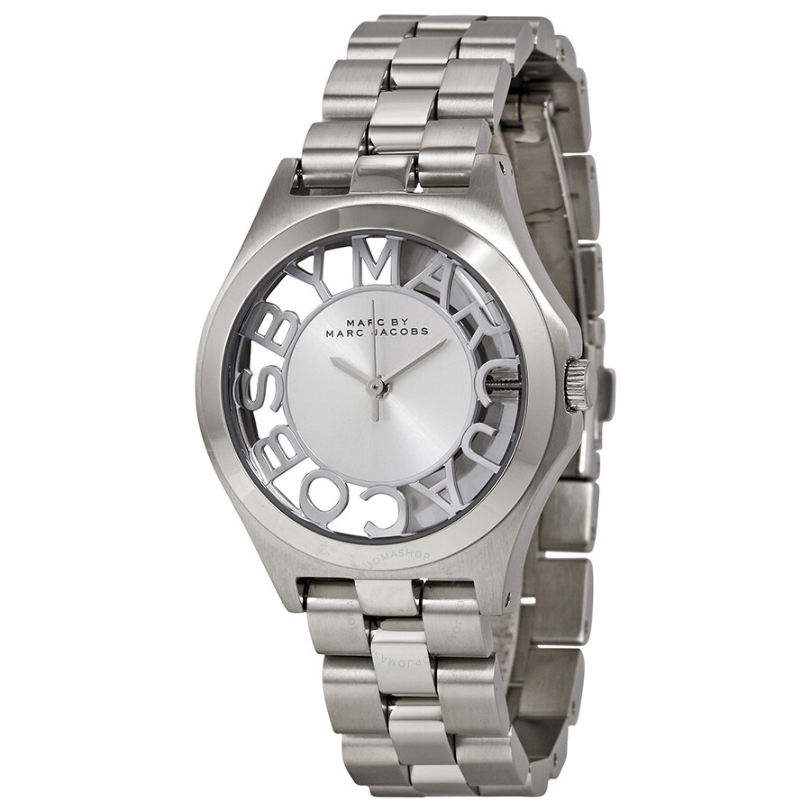 Henry Steel Silver Dial Stainless Steel Ladies Watch