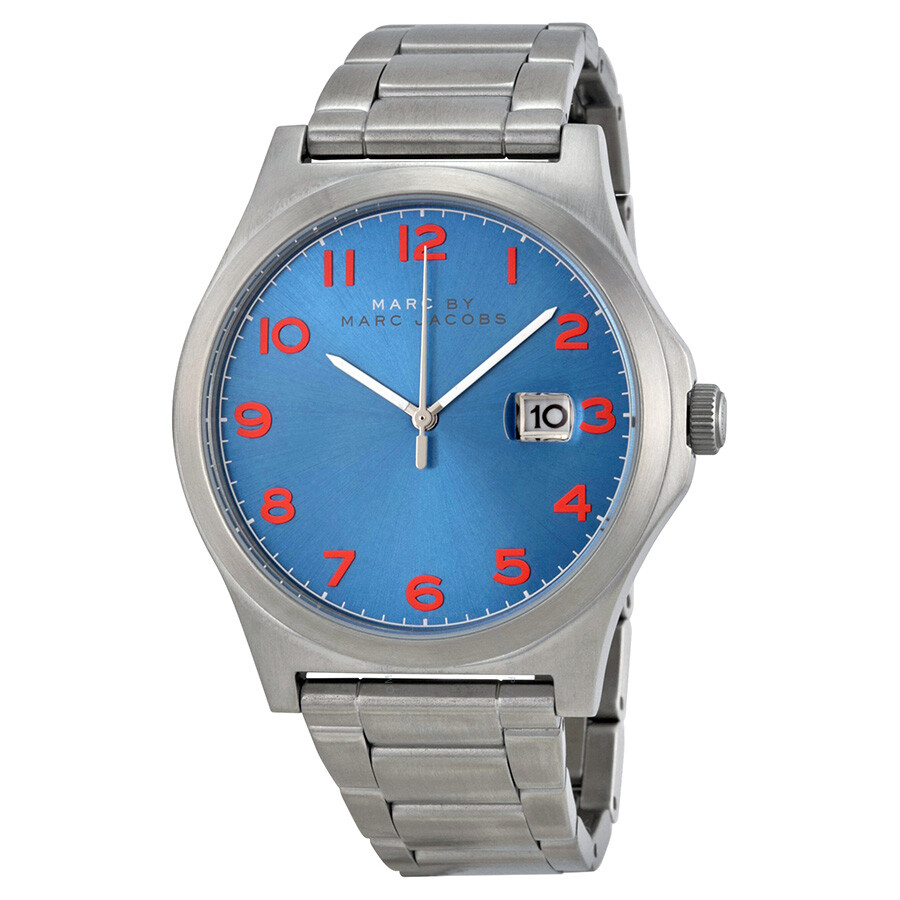 Jimmy Blue Dial Stainless Steel Men's Watch