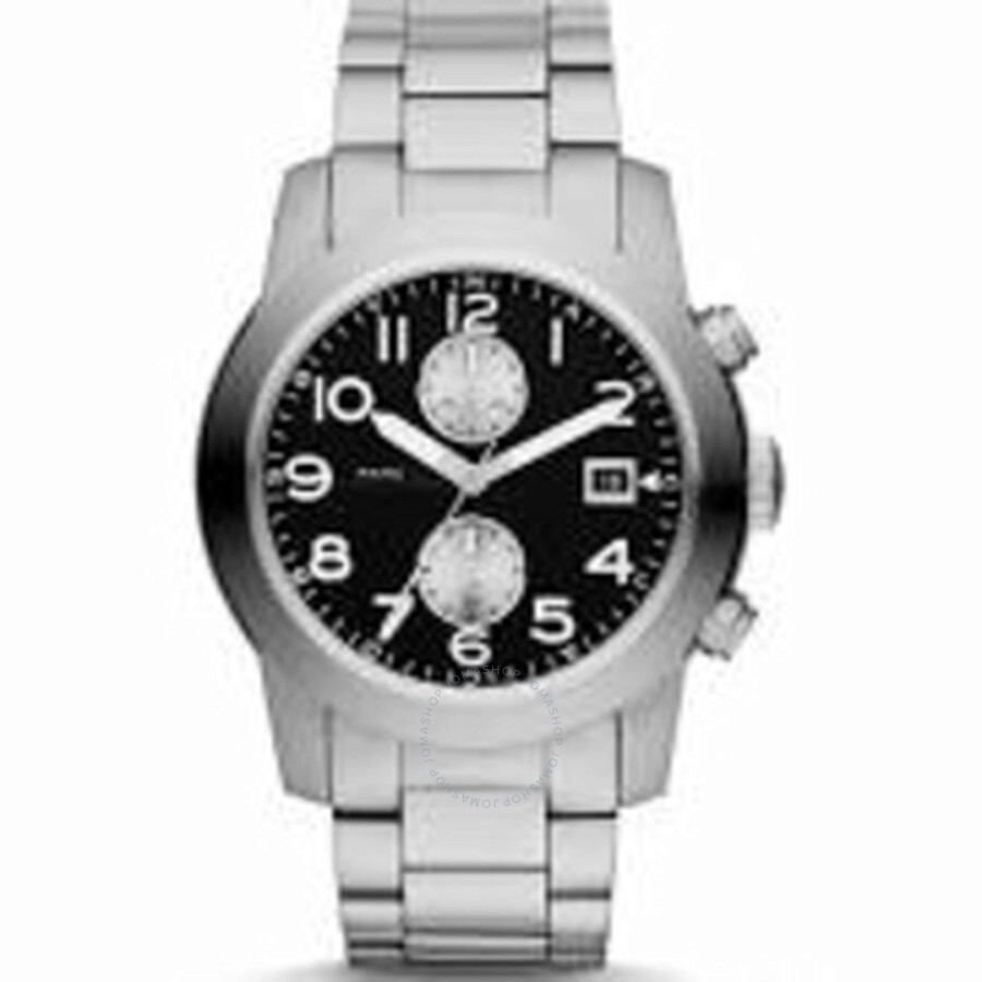 Larry Chronograph Black Dial Men's Watch
