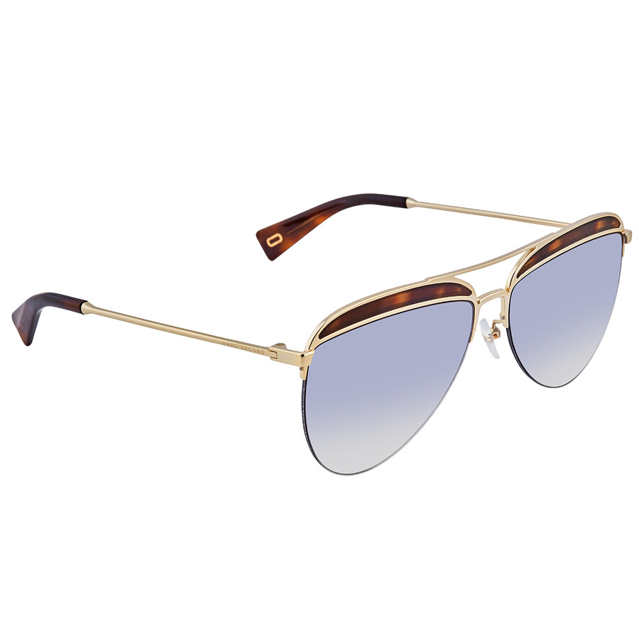 Marc Jacobs Blue Gradient Aviator Unisex Sunglasses Marc 268 S 086 00 61 Marc 268 S 086 00 61 716736054490 Sunglasses Marc Jacobs Jomashop