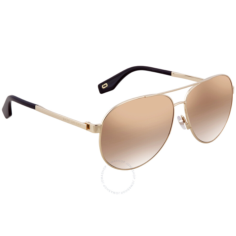 Marc Jacobs Brown Gradient Aviator Sunglasses Marc 305 S J5g Jl 61 Marc 305 S J5g Jl 61 716736032337 Sunglasses Marc Jacobs Jomashop
