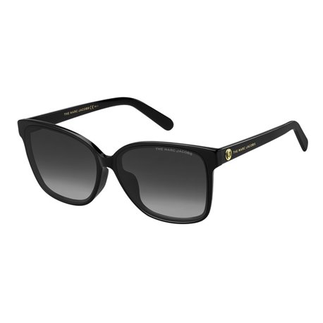 Marc Jacobs Dark Grey Gradient Square Sunglasses for Women, Non