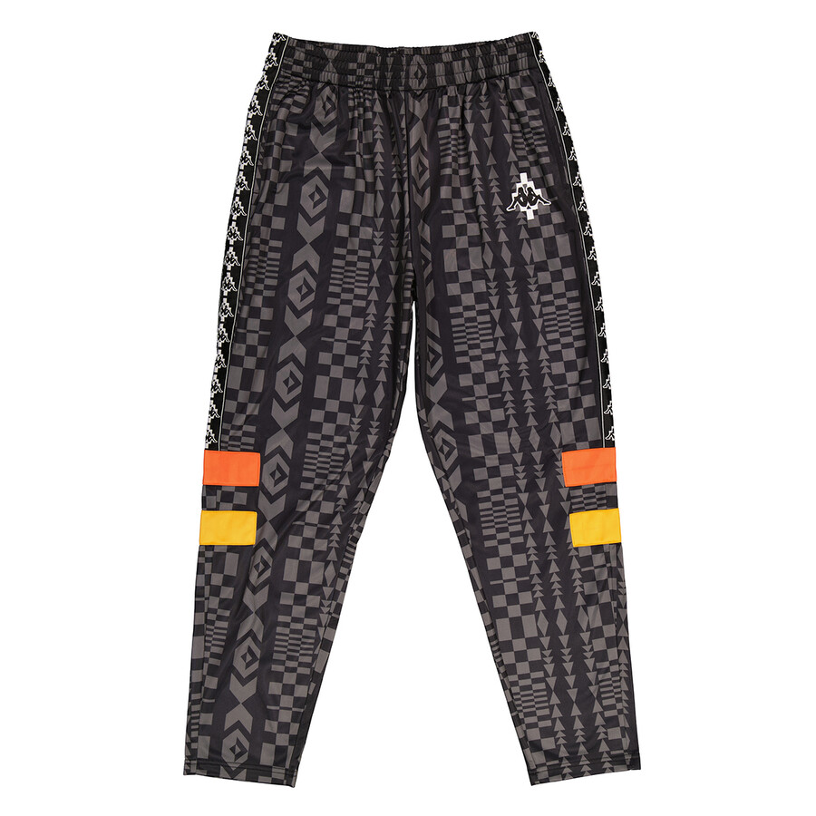 Marcelo Burlon Black Dark Grey Folk Kappa Track Pants, Size Large CMCJ004S23FAB0011007