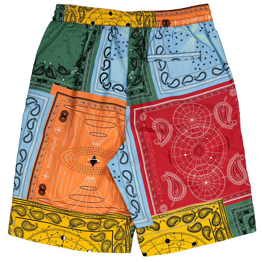 Marcelo Burlon Men's Bandana Print Shorts, Size Medium MCB074S22FAB001
