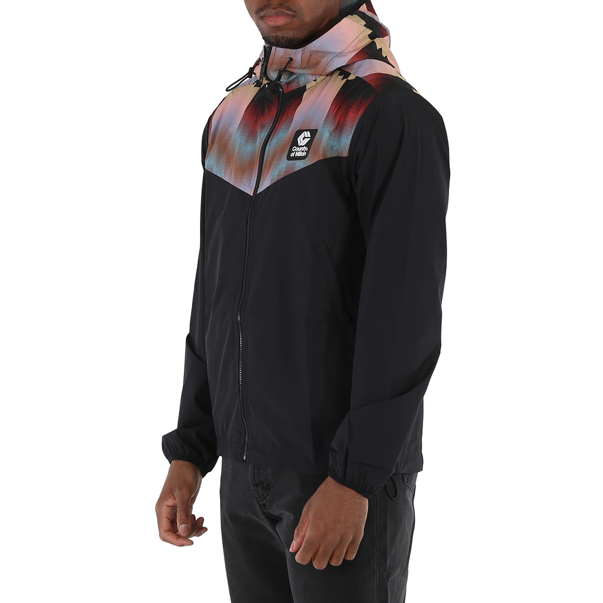 Marcelo Burlon Felpa con zip e cappuccio MB22060020 main image 1