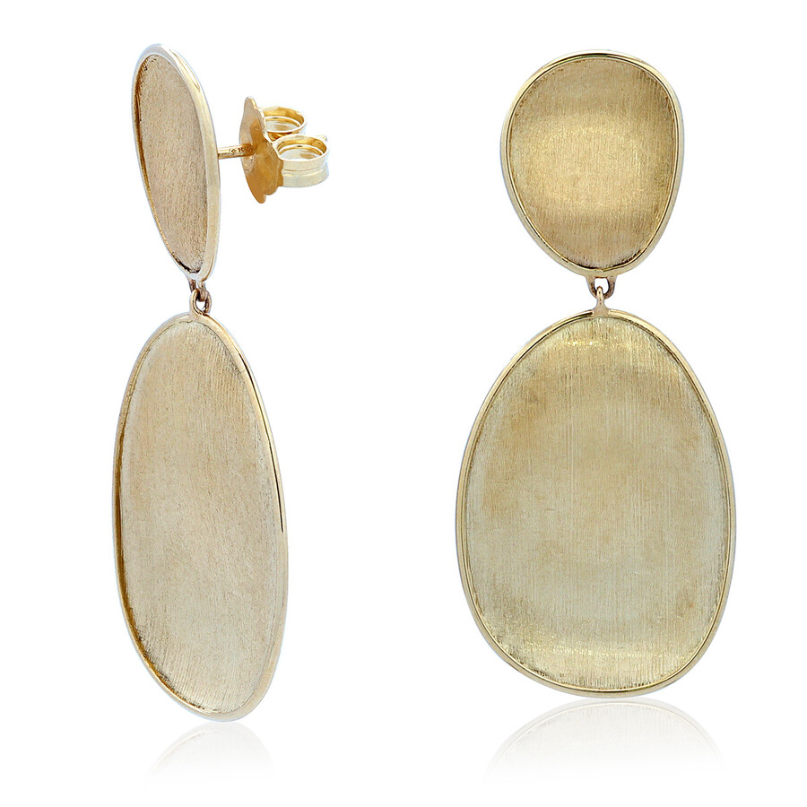 Marco Bicego Lunaria Collection 18k Yellow Gold Small Double Drop