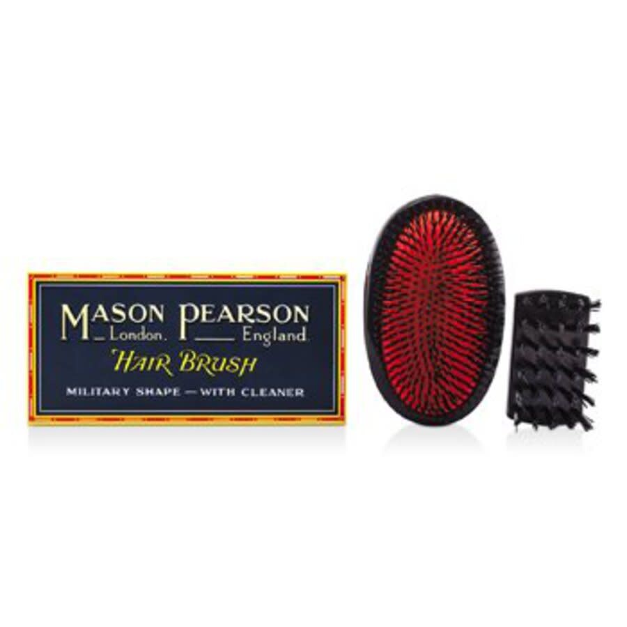 Mason Pearson Boar Bristle Large Extra Military Pure Bistle Large Size Hair Bush (Dark Ruby