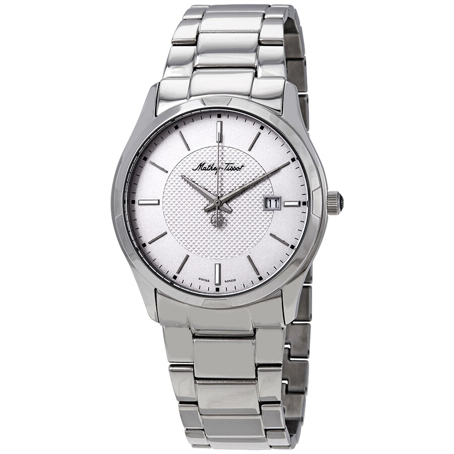 Max Silver Dial Stainless Steel Men's Watch