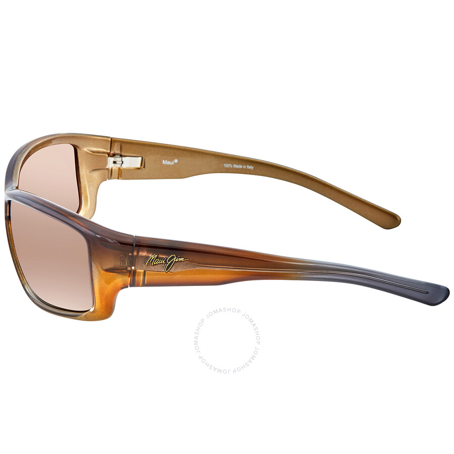 Maui Jim Barrier Reef Polarized HCL Bronze Rectangular Sunglasses H792