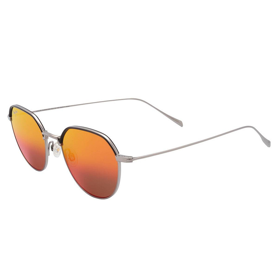 Maui Jim Island Eyes Hawaii Lava Oval Unisex Sunglasses RM85902D 50