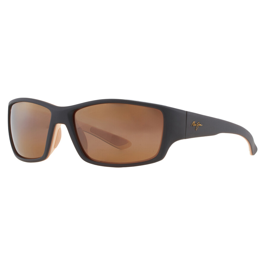 Maui Jim Local Kine HCL Bronze Wrap Men's Sunglasses H81025MC