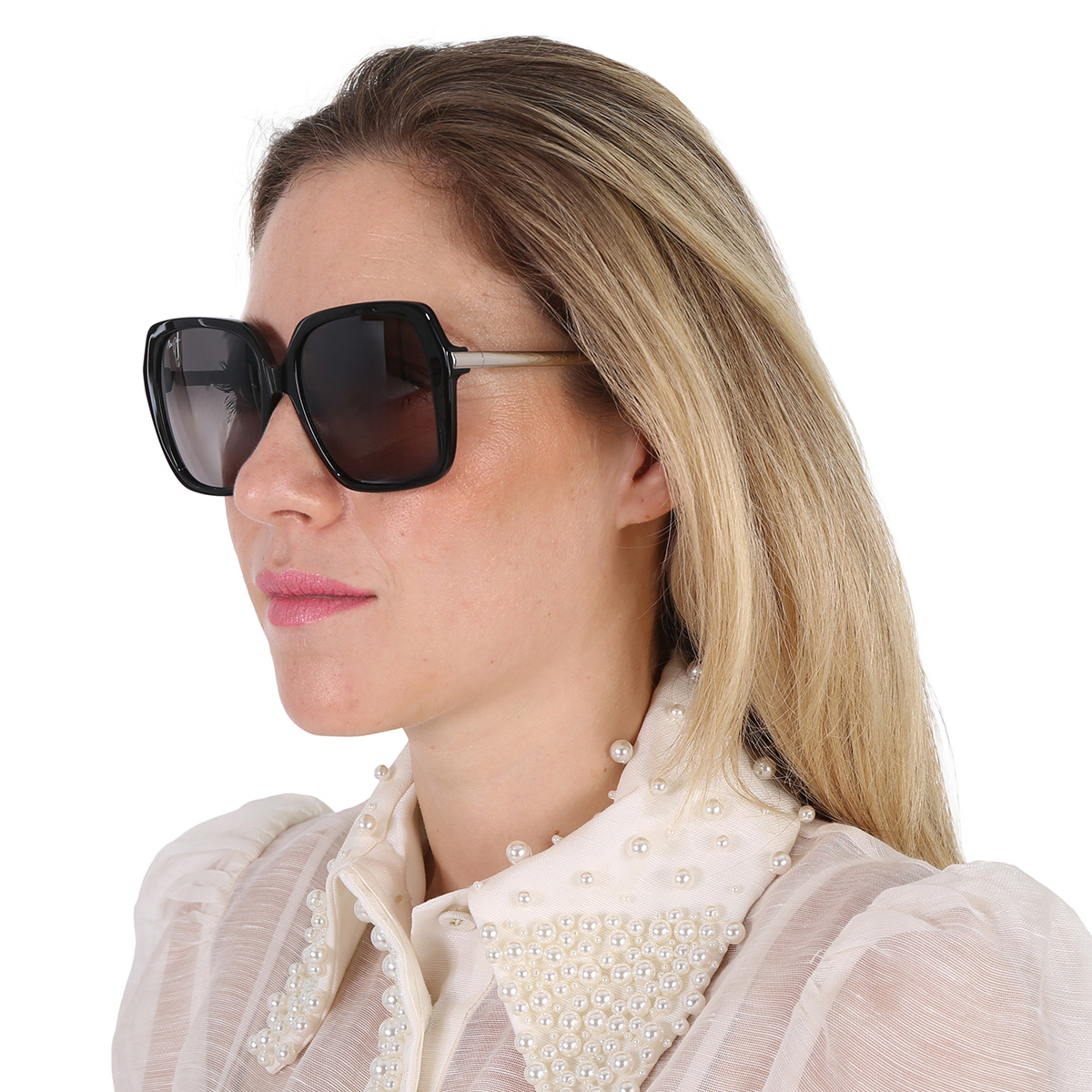 Maui Jim Poolside Neutral Grey Square Sunglasses GS838-02 55 ...
