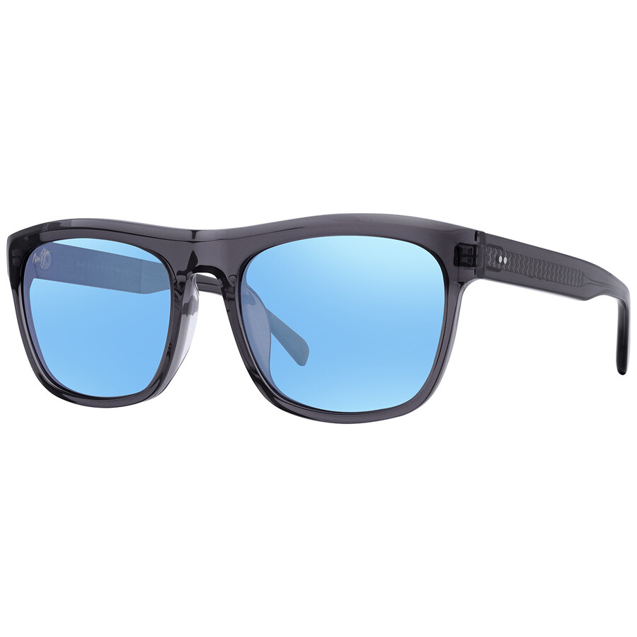 Maui Jim STurns Blue Hawaii Rectangular Men's Sunglasses B87214 56