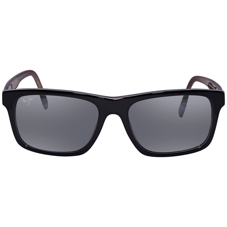 Maui Jim Waipio Valley Polarized Nuetral Grey Super Thin Glass Square Unisex Sunglasses 81227D