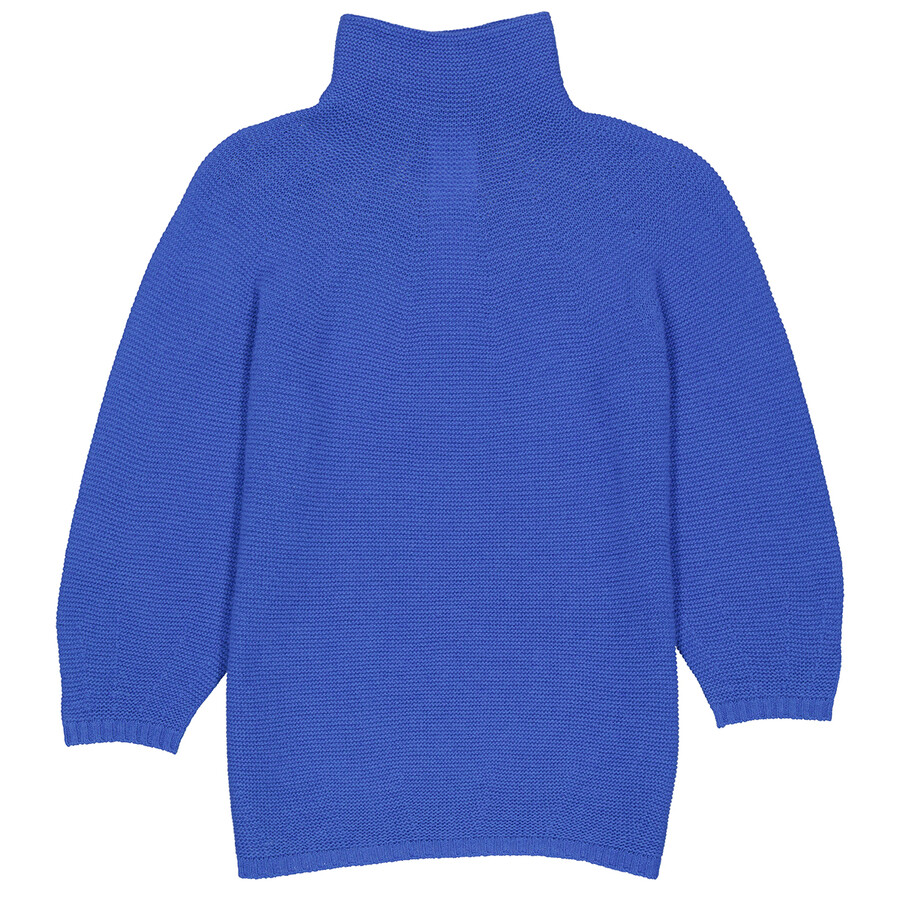 cornflower blue cashmere jumper