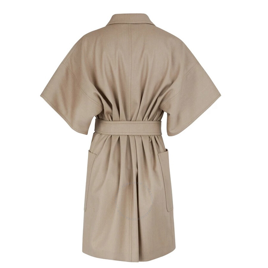 Max Mara Ladies Malta Silk Blend Coat In Beige 11260299 008 Apparel Jomashop Robe manteau dress in stretch wool crepe. max mara ladies malta silk blend coat in beige