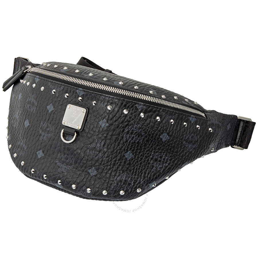 mcm fursten belt bag black