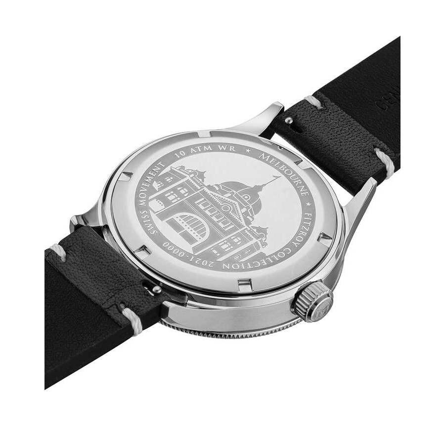 Melbourne Watch Co. Fitzroy GMT Quartz White Dial Men's Watch FZ.44.Q