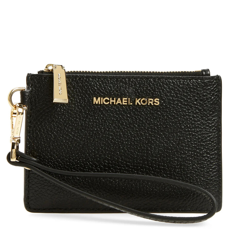 Michael Kors Black Ladies Leather Coin Purse 32T7GM9P0L001