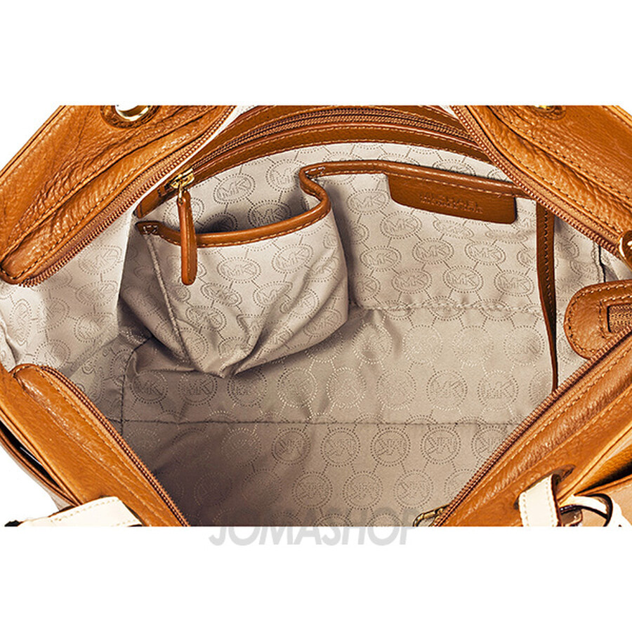 Michael Kors Brown Leather Zipper Tote 30T01TTT2LLUG 884485697173